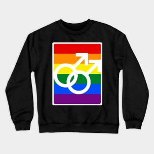 LGBT Gay Pride - Male Symbol Crewneck Sweatshirt